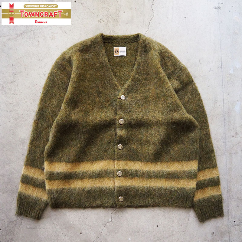 楽天市場】TOWNCRAFT タウンクラフト カーディガン ヴィンテージ