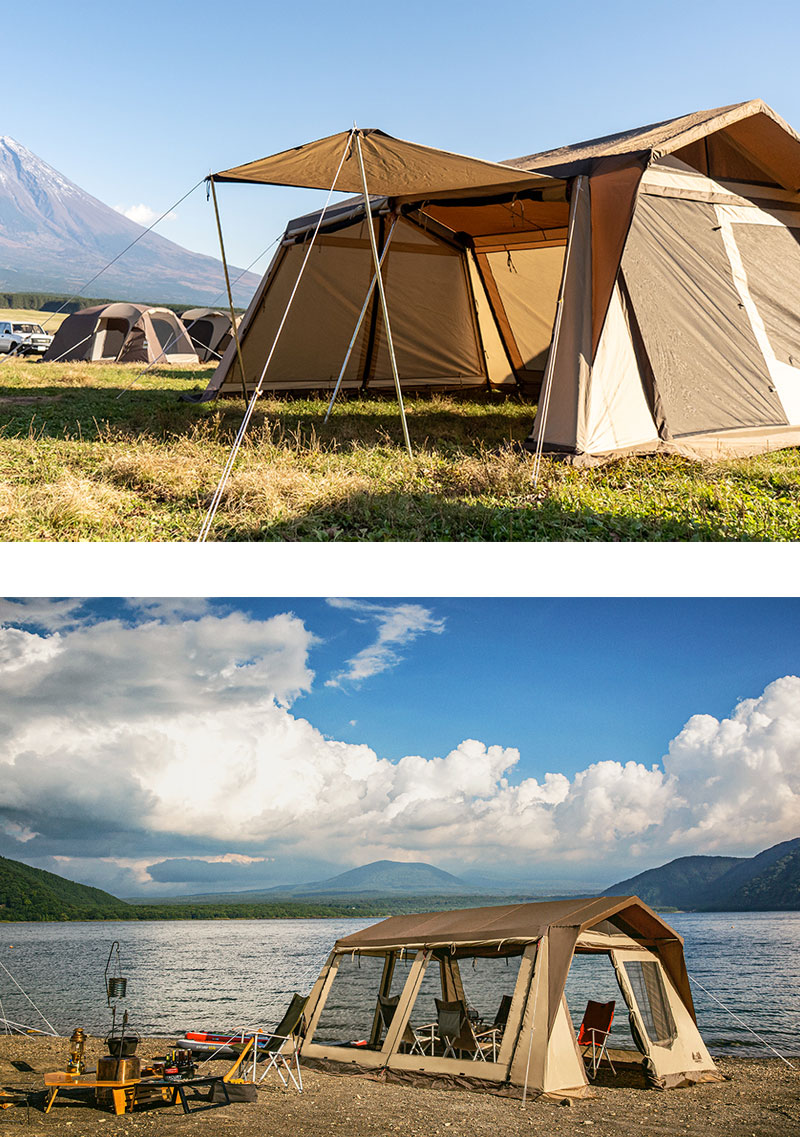 楽天市場】ogawa オガワ テント ロッジシェルター 2 3398 H19HL ロッジ