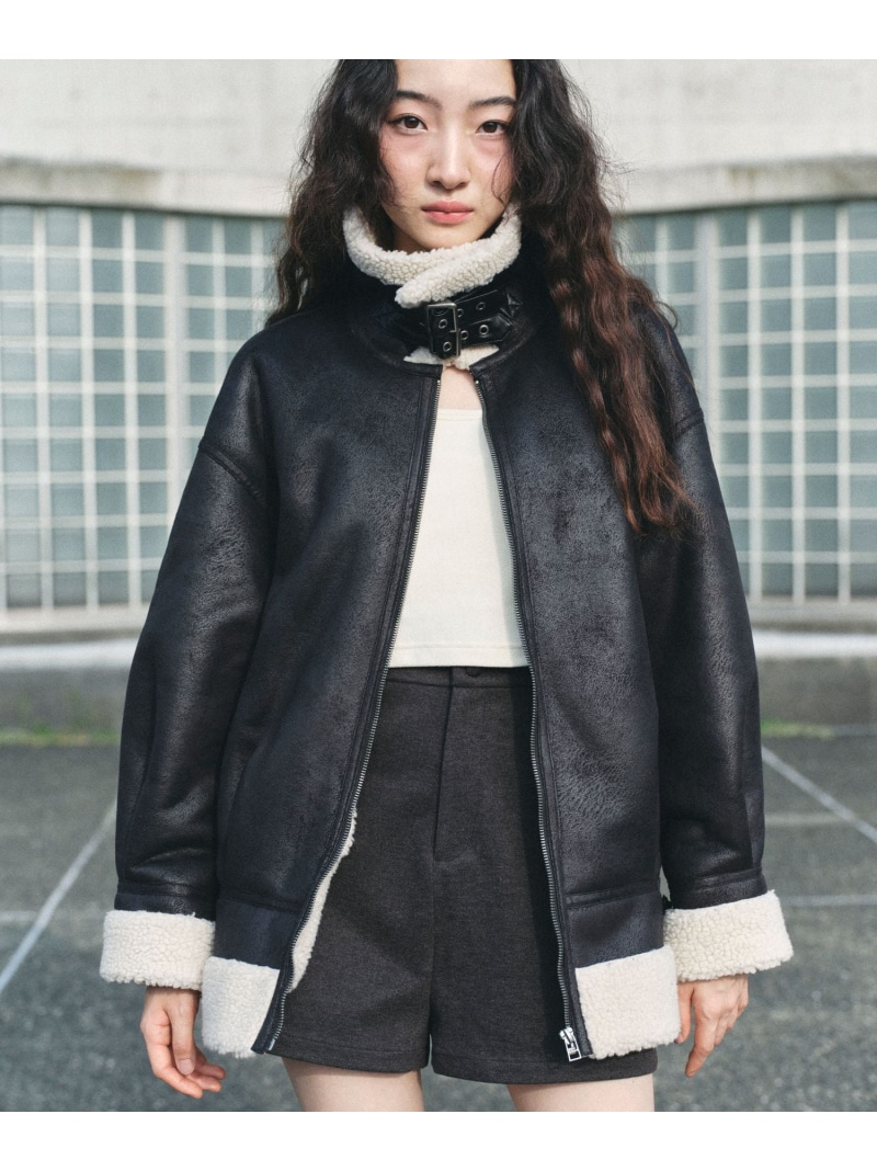 楽天市場】【SALE／10%OFF】フライトボアムートンジャケット Heather