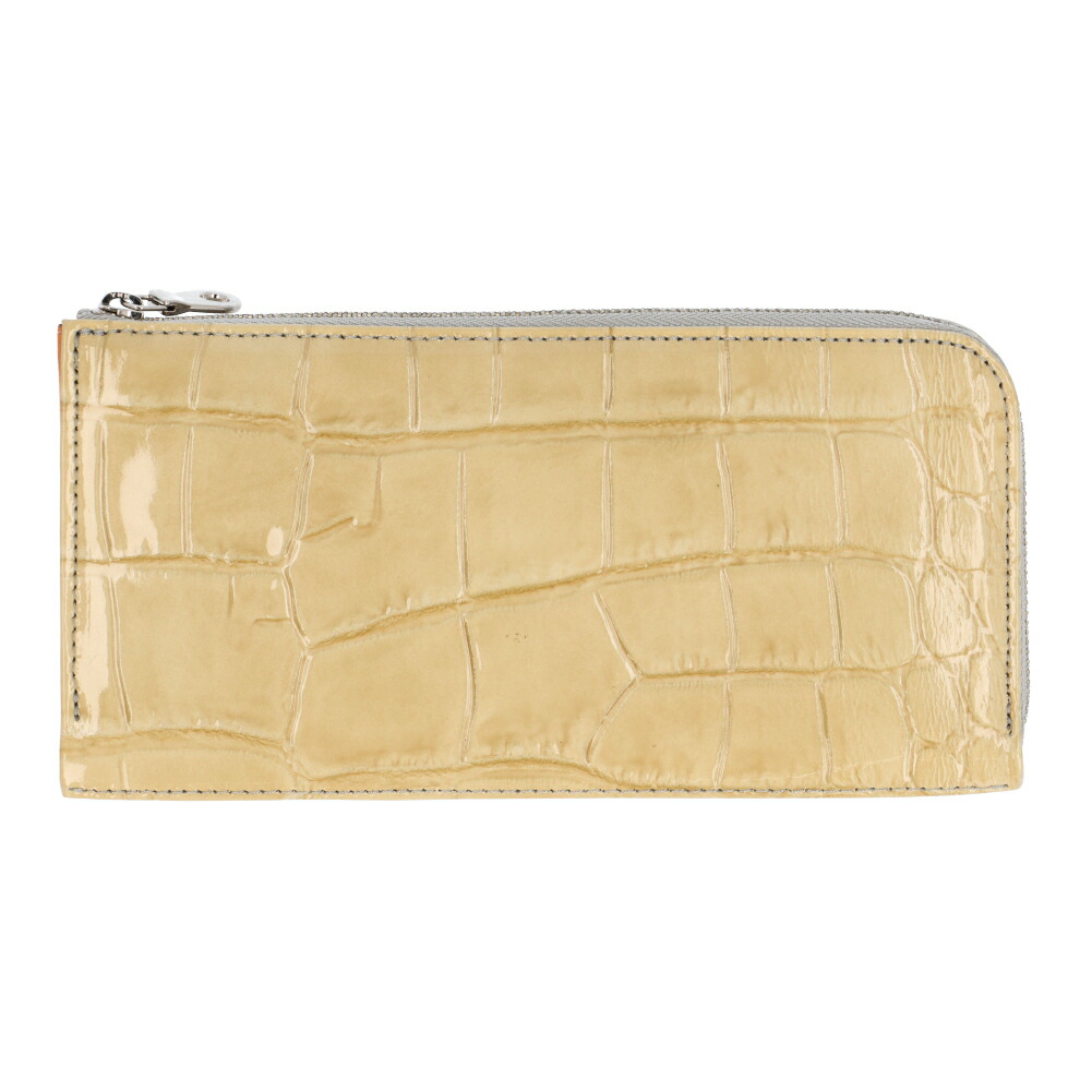 楽天市場】【お種銭付】 日本製 本革 レザー クロコダイル型押し L字