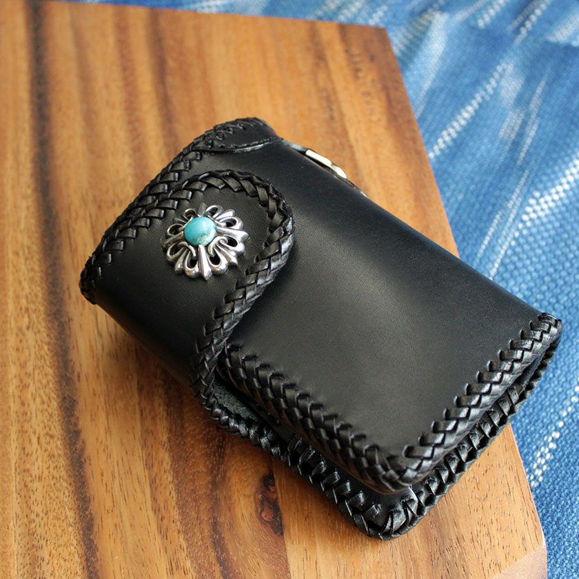 楽天市場】【メーカー保証】 バイカーズウォレット 栃木レザー 財布