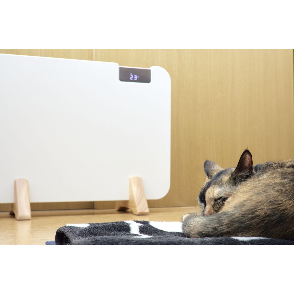 楽天市場】moku. コンベクターヒーター(パネルヒーター) ここぽか 800W