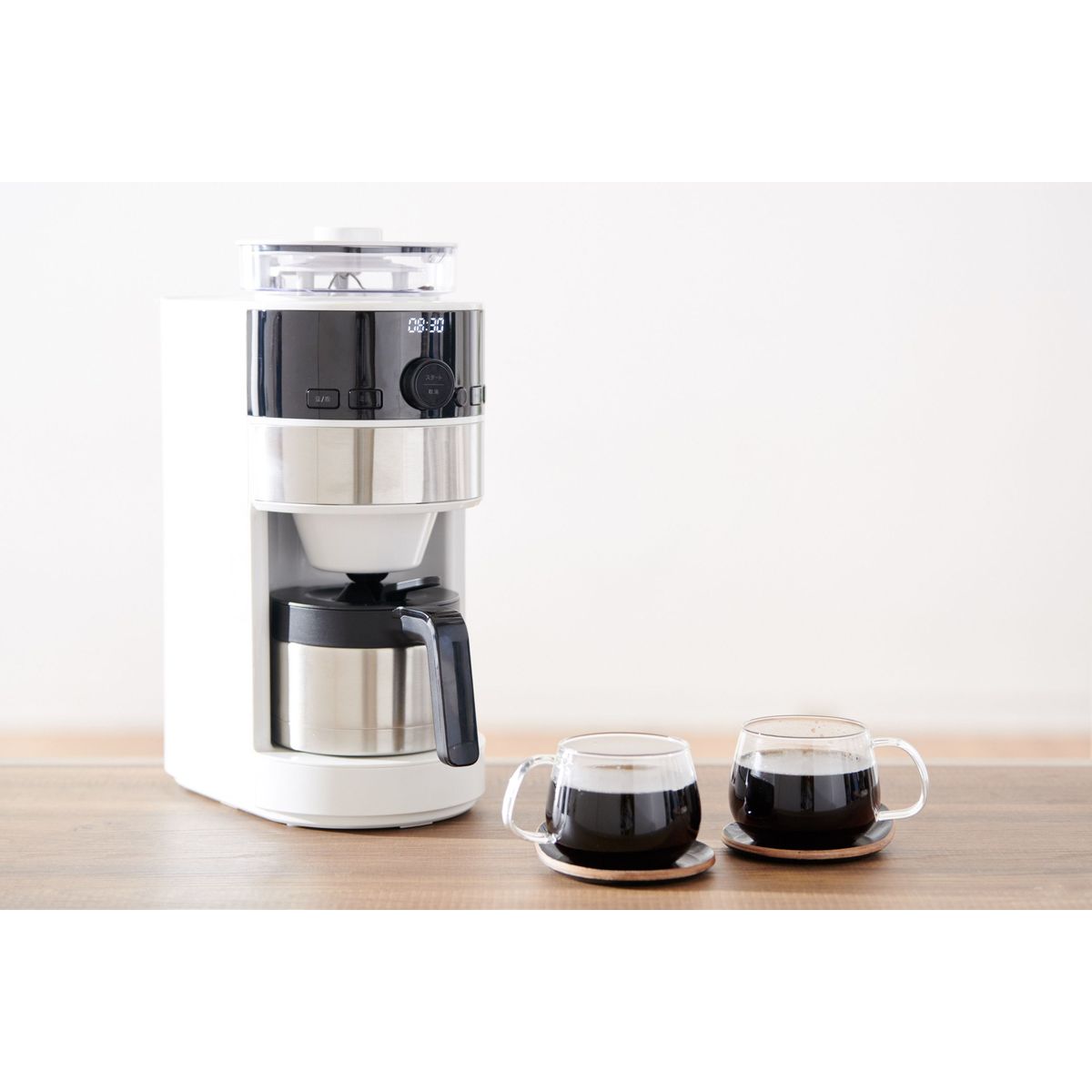 楽天市場】シロカ siroca コーン式全自動コーヒーメーカー コーヒー