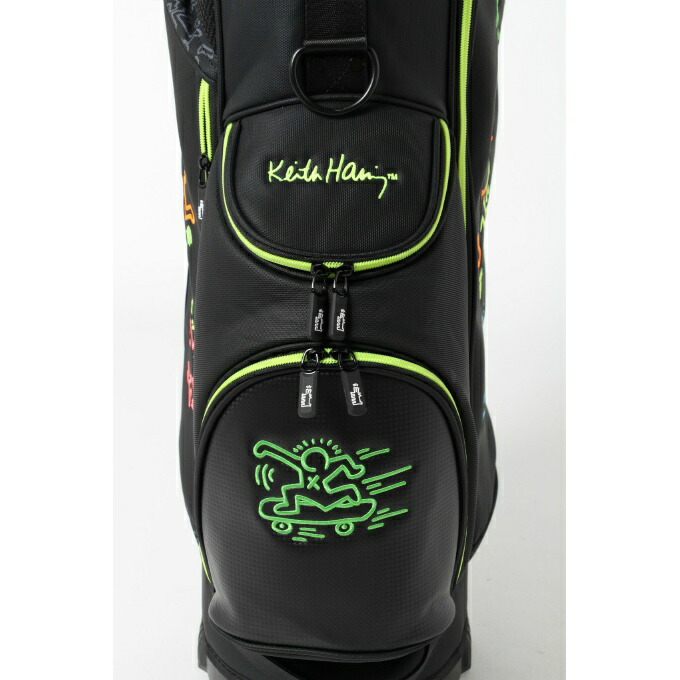 楽天市場】キースヘリング Keith Haring スタンドキャディバッグ