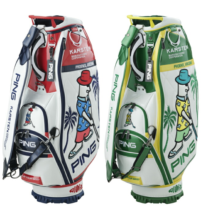 楽天市場】ピン PING キャディバッグ メンズ CB-N2301 MR.PING アロハ