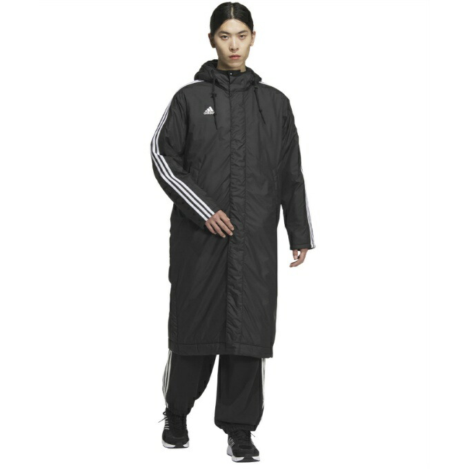 楽天市場】アディダス ベンチコート 中綿 メンズ MH 3S ロング