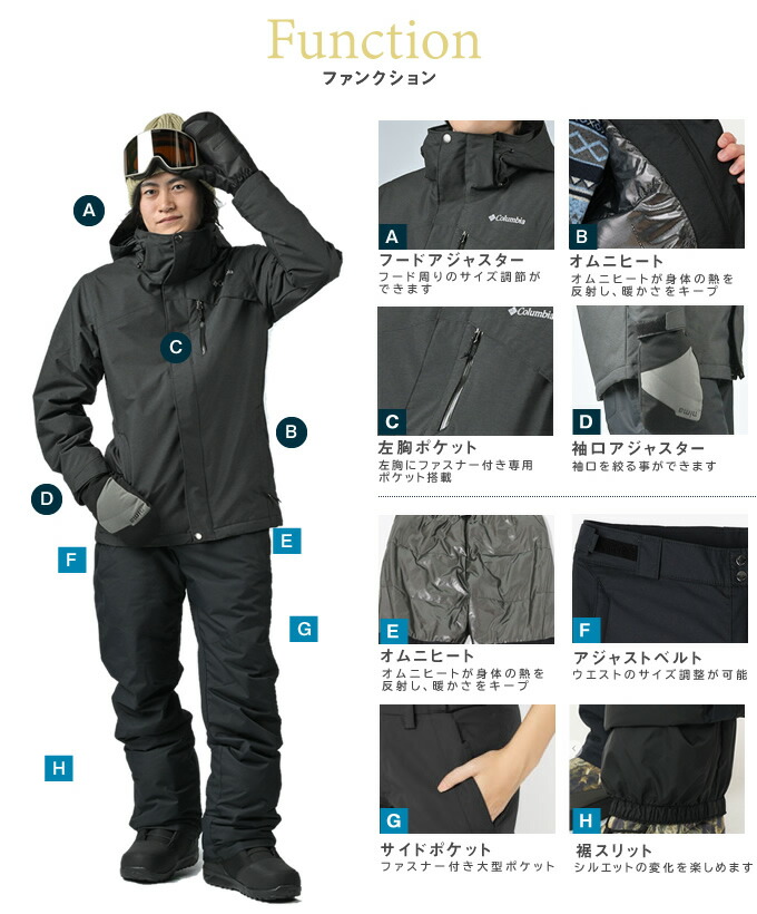 楽天市場】コロンビア スノーボードウェア ジャケット メンズ ラスト