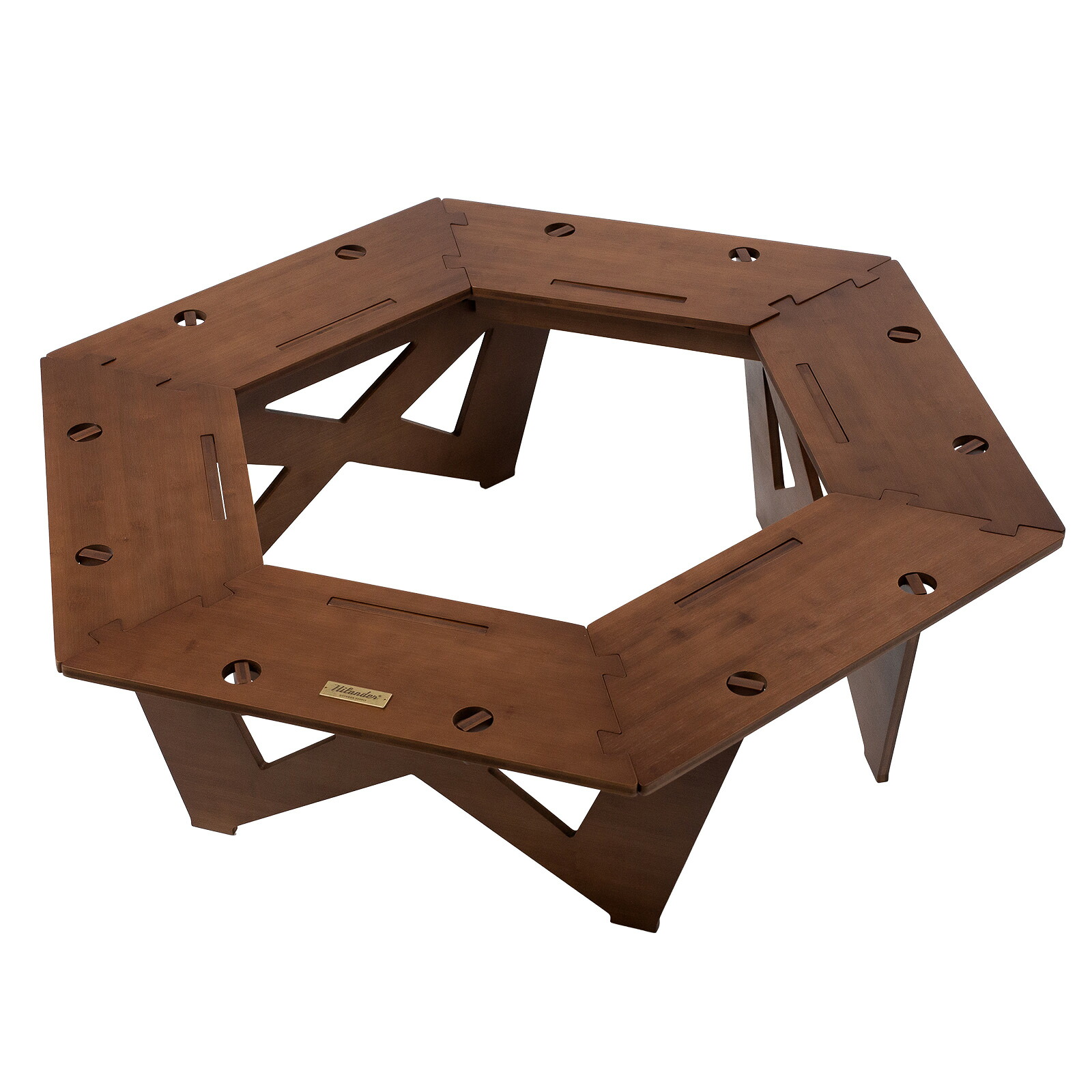 The Art 六角形アウトドアテーブル ピッタリケース付き