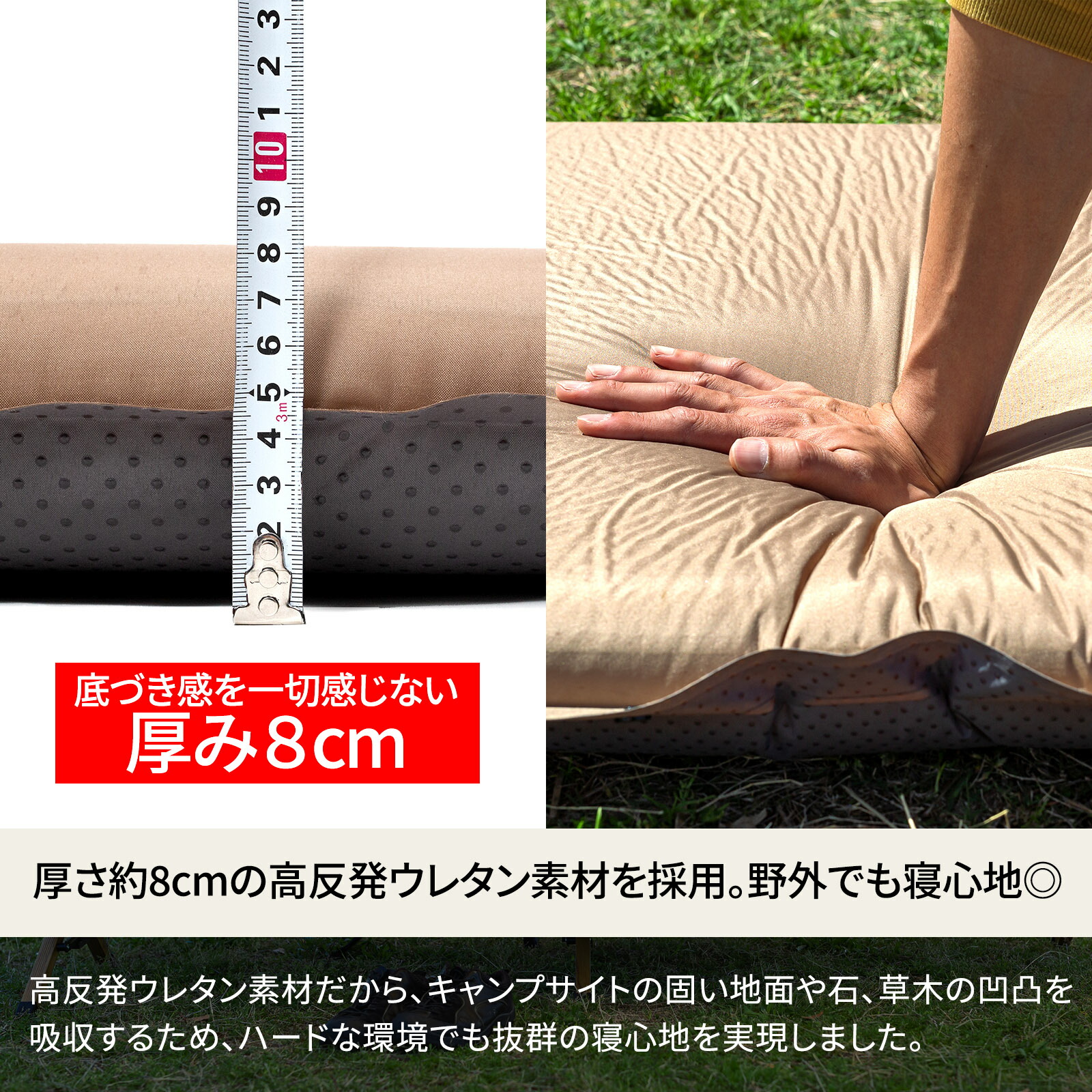 楽天市場】Hilander(ハイランダー) 8cm インフレーターマットDX ダブル