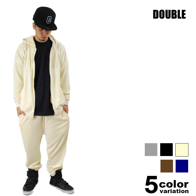 楽天市場】【在庫処分】DOUBLE(ダブル)L/Sベロアセットアップ/シンプル