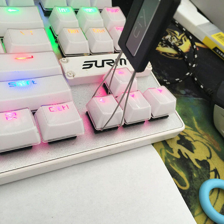 楽天市場】キートップ引き抜き工具 2本セット メカニカルキーボード