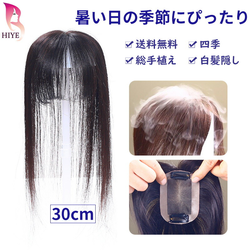 楽天市場】【試着可能 返品OK】通気性抜群 肌色メッシュ 部分ウィッグ