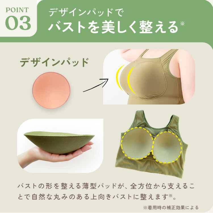 楽天市場】公式 emmerday! エマーデイ 感動シルエット ノンワイヤー