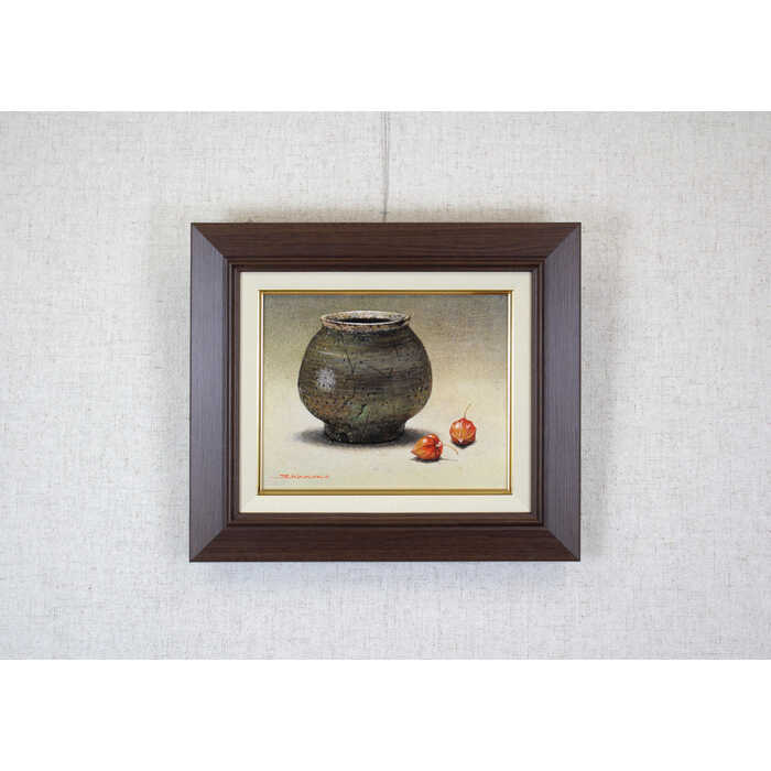 楽天市場】絵画 小阪正次 油絵・油彩画 『水差しとほうずき』 果実