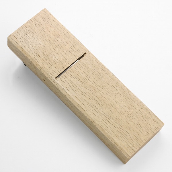 楽天市場】石堂輝秀作 大鉋 寸八 白樫9寸5分台 二枚鉋（大工道具 大鉋