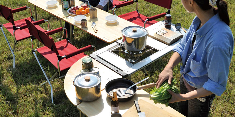 楽天市場】スノーピーク マルチファンクションテーブルコーナーL竹 CK