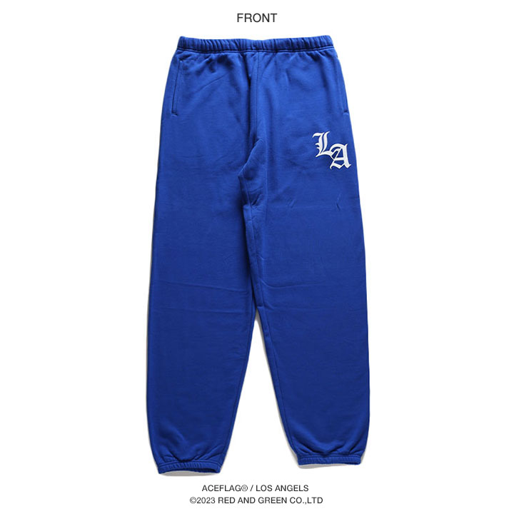 楽天市場】ACE FLAG スウェットパンツ メンズ 青/白/黒 大きいサイズ