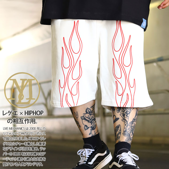 楽天市場】【20%OFF】LIVE MECHANICS ハーフパンツ スウェット 裏起毛