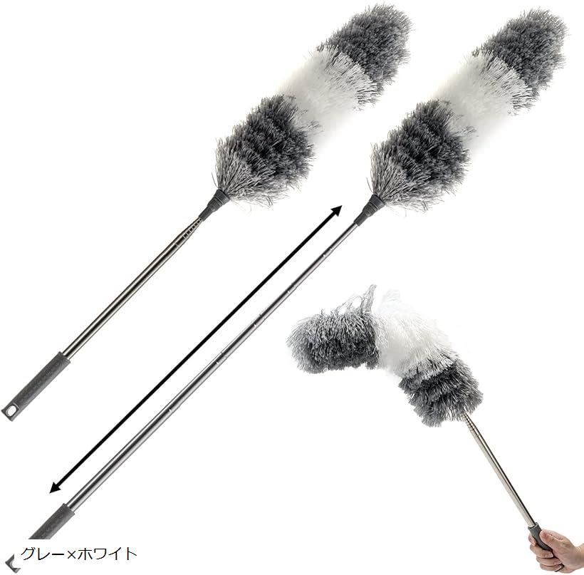 楽天市場】ほこり取り はたき 伸縮可能 高所 最長280cm 水洗い可能