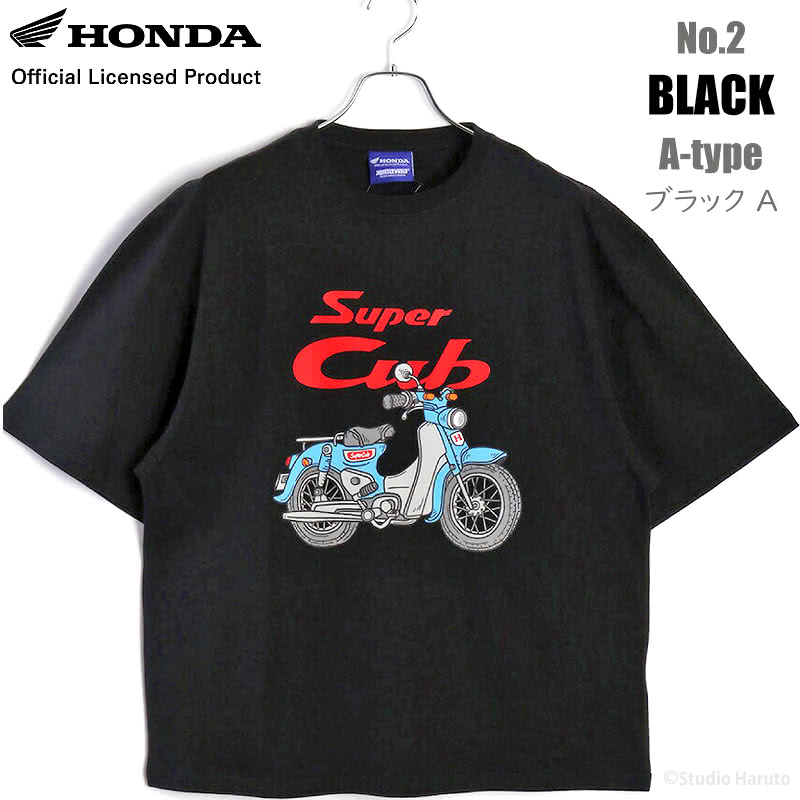 楽天市場】HONDA×MONSTER WORLD Tシャツ SuperCub A ブラック 半袖 綿