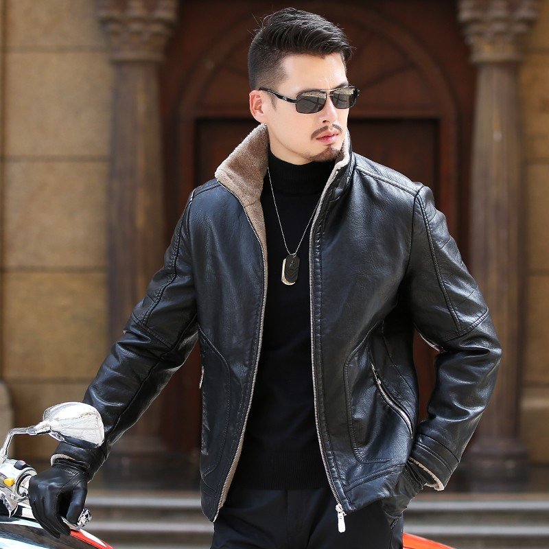 楽天市場】冬定番☆高級感溢れる 本革 羊革 レザージャケット 男性用