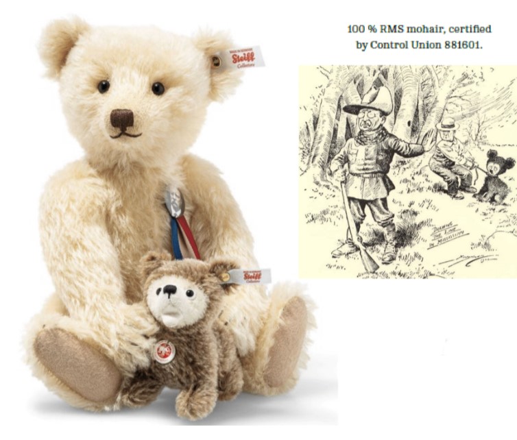 楽天市場】シュタイフ グレート アメリカン ベリーマン テディベア