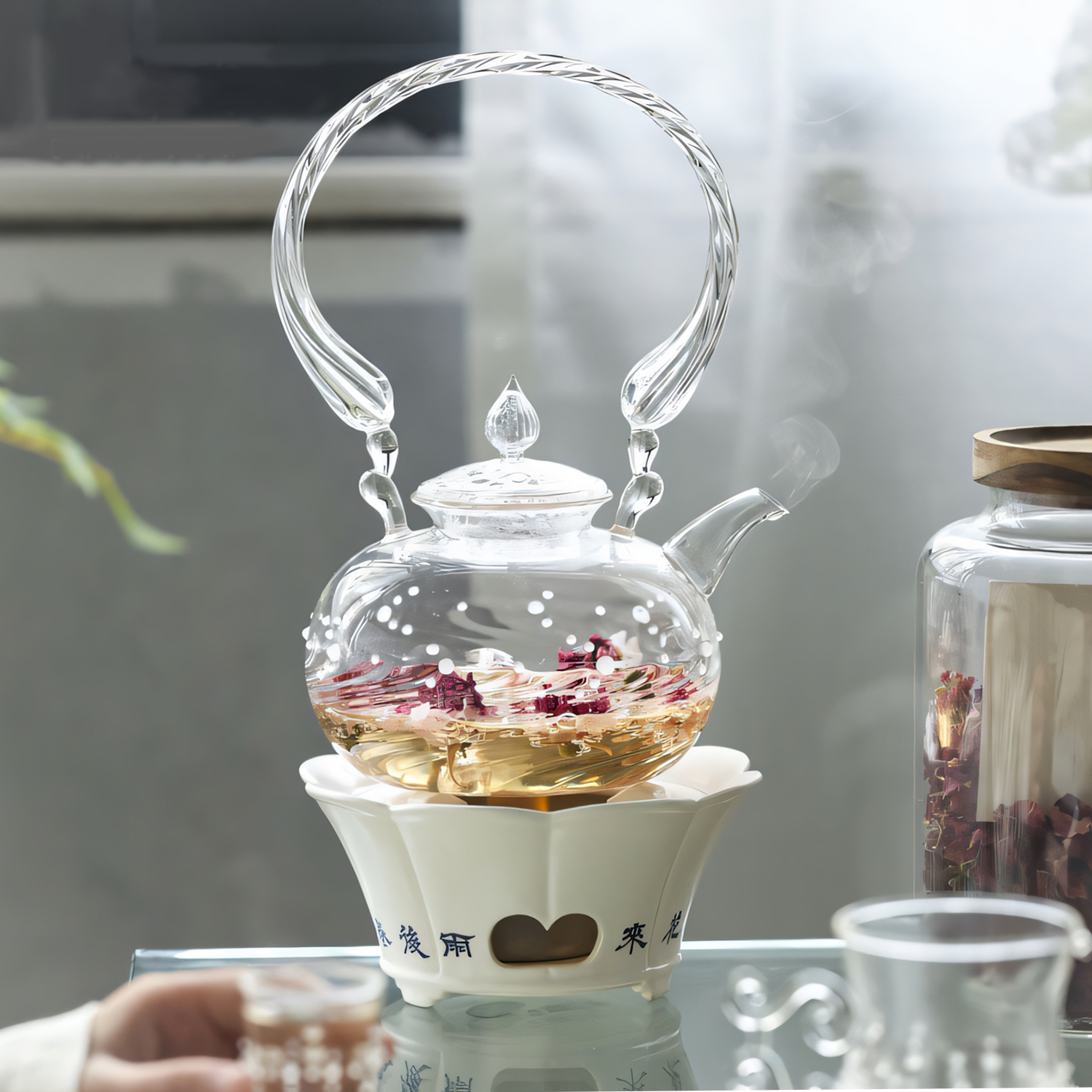 ペルシャ瑠璃ガラス 水差し ポット 古美術 ペルシャ瑠璃ガラス 水差し