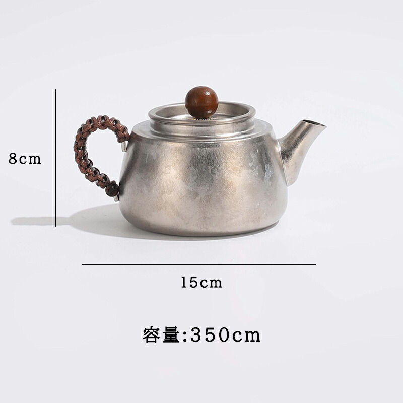 楽天市場】「極・チタン」純Ti 急須 小 ティーポット お茶ポット