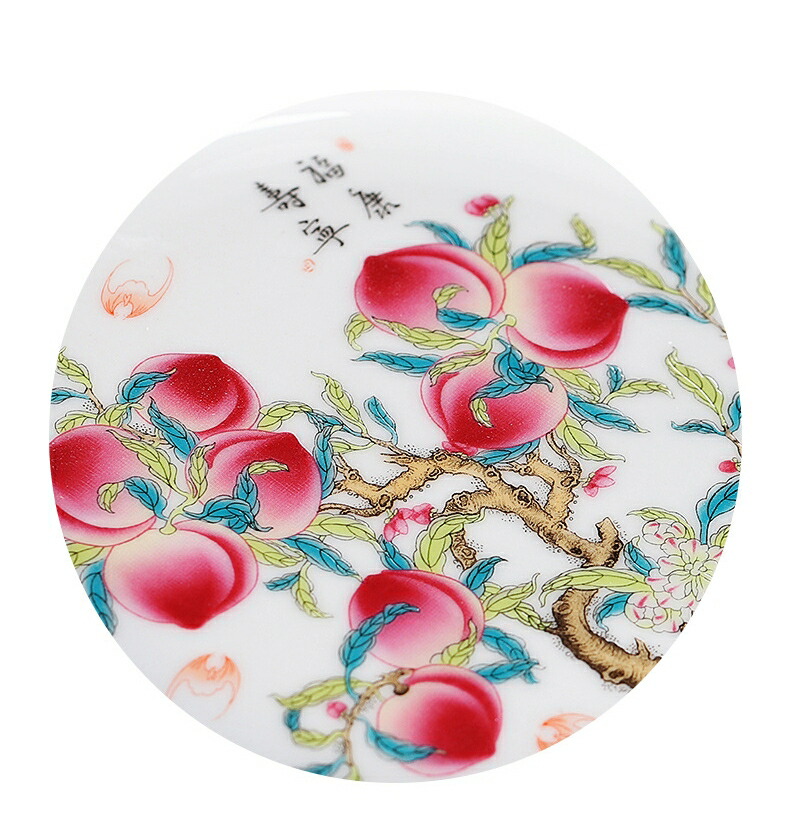 楽天市場】IwaiLoft 蓋碗 三才碗 宝瓶 煎茶器 桃の柄 急須 中国茶