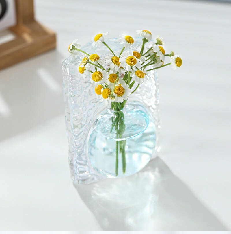 楽天市場】Heart of the Ocean 手作り 花瓶 ガラス 一輪挿し フラワー