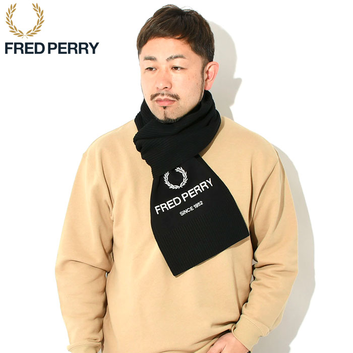 楽天市場】フレッドペリー FRED PERRY マフラー メンズ FLP ポリ