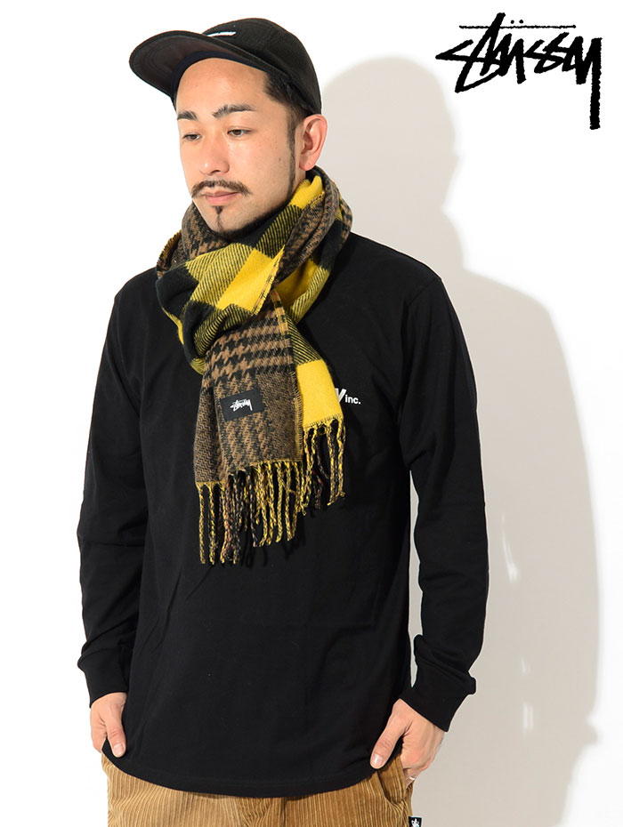 楽天市場】ステューシー STUSSY マフラー メンズ HO19 Double Faced