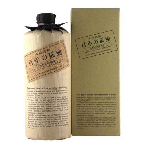 楽天市場】黒木本店 百年の孤独 長期貯蔵 大麦焼酎 40度 720ml ギフト