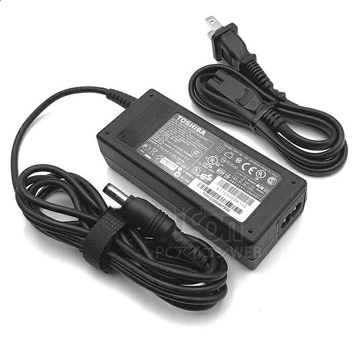 楽天市場】東芝 純正 ノートPC用 ACアダプタ65W(19V/3.42A)AC充電器