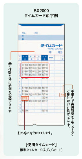 楽天市場】【即納】アマノタイムレコーダー BX2000J 【下取無し