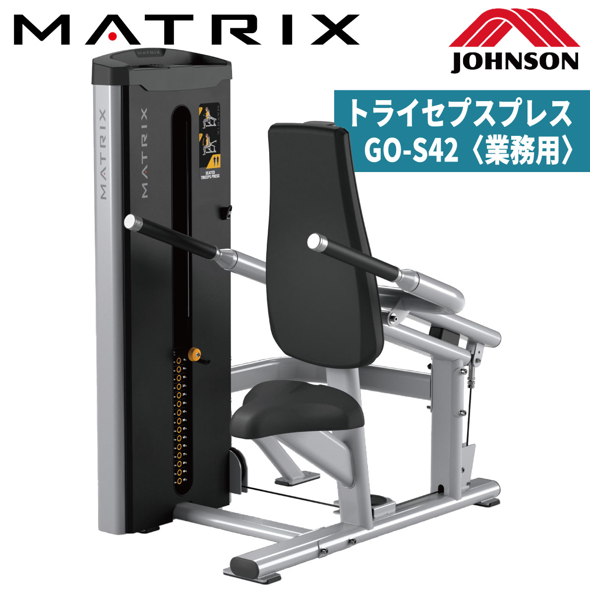 楽天市場】トライセプスプレス 業務用 ストレングスマシン GO-S42