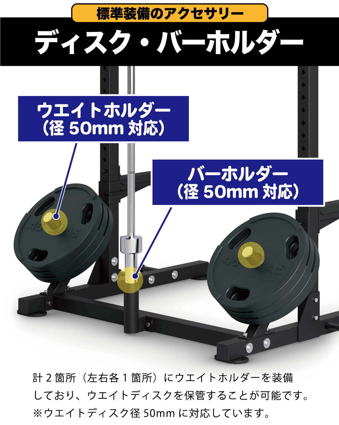 楽天市場】ハーフラック HHR50 ウエイトトレーニング 筋トレ ホーム