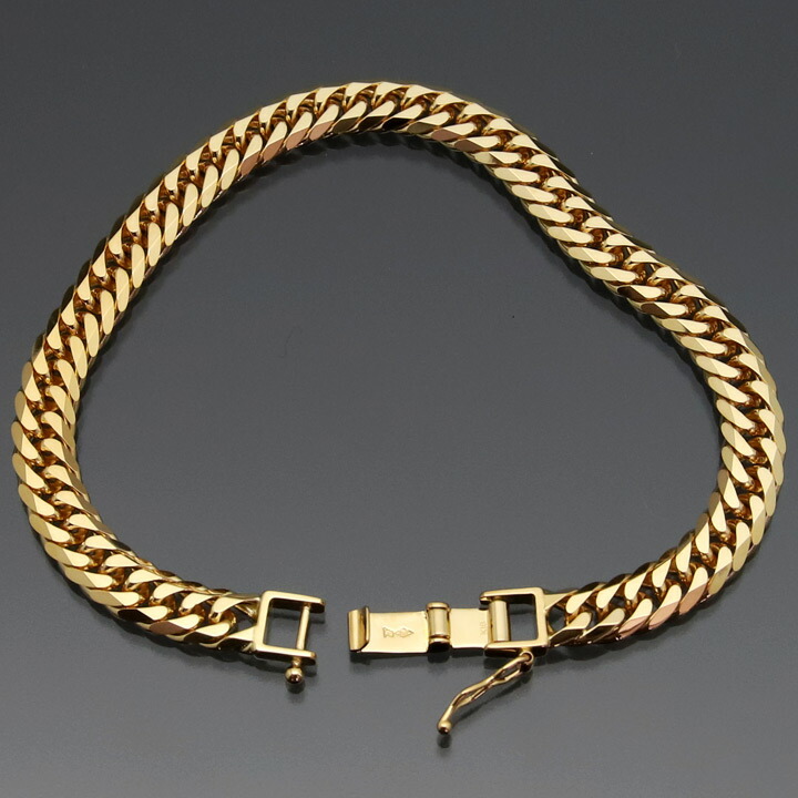 楽天市場】喜平ブレスレット 18金 6面ダブル 六面キヘイ K18ゴールド