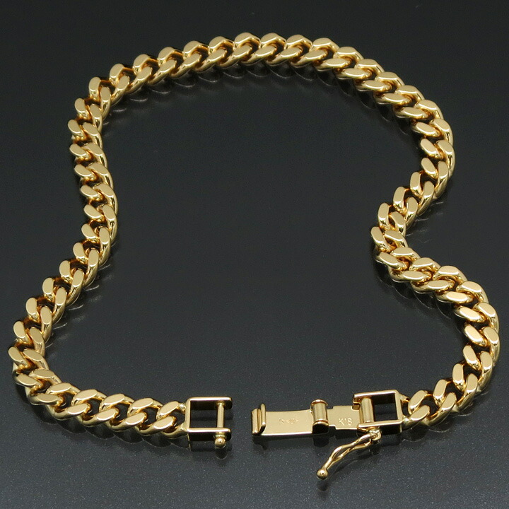 楽天市場】喜平ブレスレット 18金 2面 二面キヘイ K18ゴールド 20g