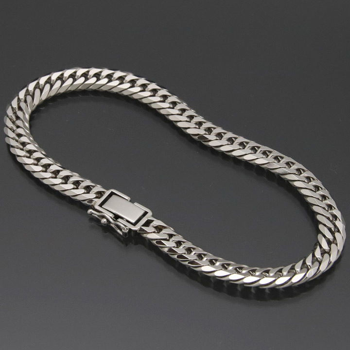 楽天市場】プラチナ 喜平 ブレスレット 6面ダブル 六面キヘイ PT850