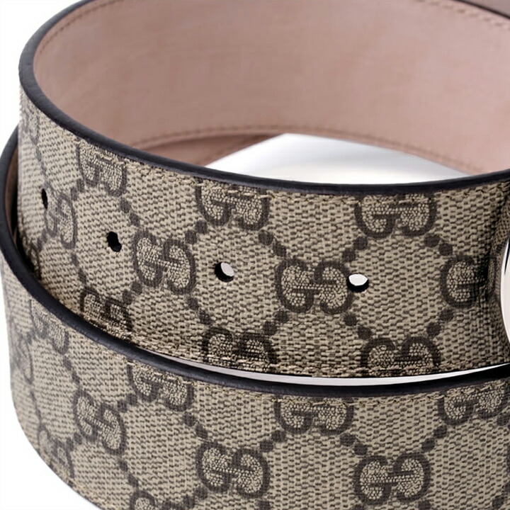 楽天市場】グッチ ベルト GUCCI Gバックル GGスプリームキャンバス
