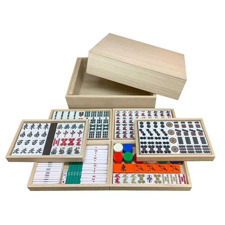 楽天市場】高級国産手打麻雀牌セット 崩れにくい【アール牌】特別仕様