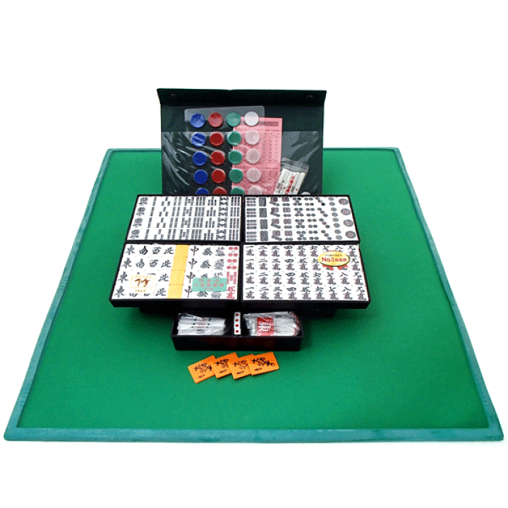 楽天市場】手打ち麻雀セット 麻雀マットジョイフル（約63cm四方）と