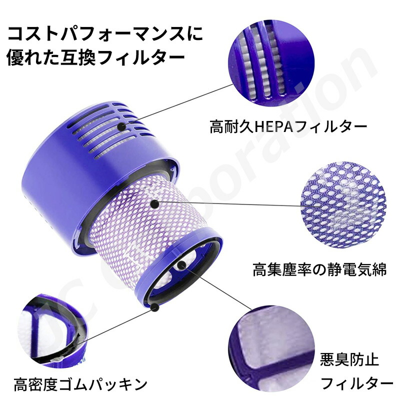 楽天市場】iieco 2個セット ダイソン V10シリーズ（SV12）対応 交換