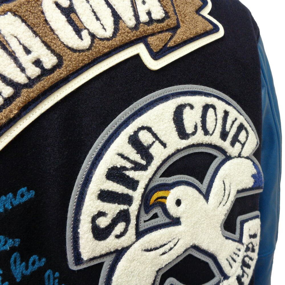 楽天市場】40％OFF 秋冬 シナコバ 高級 羊革 中綿入りスタジアム