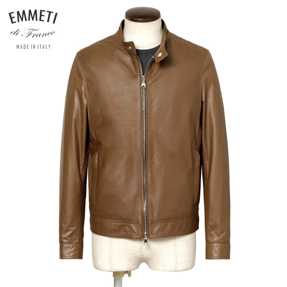 楽天市場】本革 ライダース（ブランドエンメティ）（メンズ