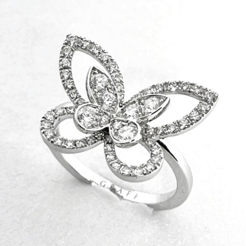 楽天市場】【中古】GRAFF グラフ バタフライシルエット ダイヤモンド