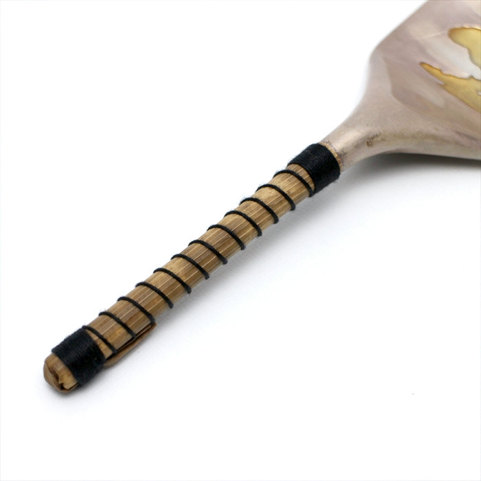 楽天市場】鵬雲斎好 南鐐 瑞雲象嵌入 灰匙 炉用 清雲 【 茶道具