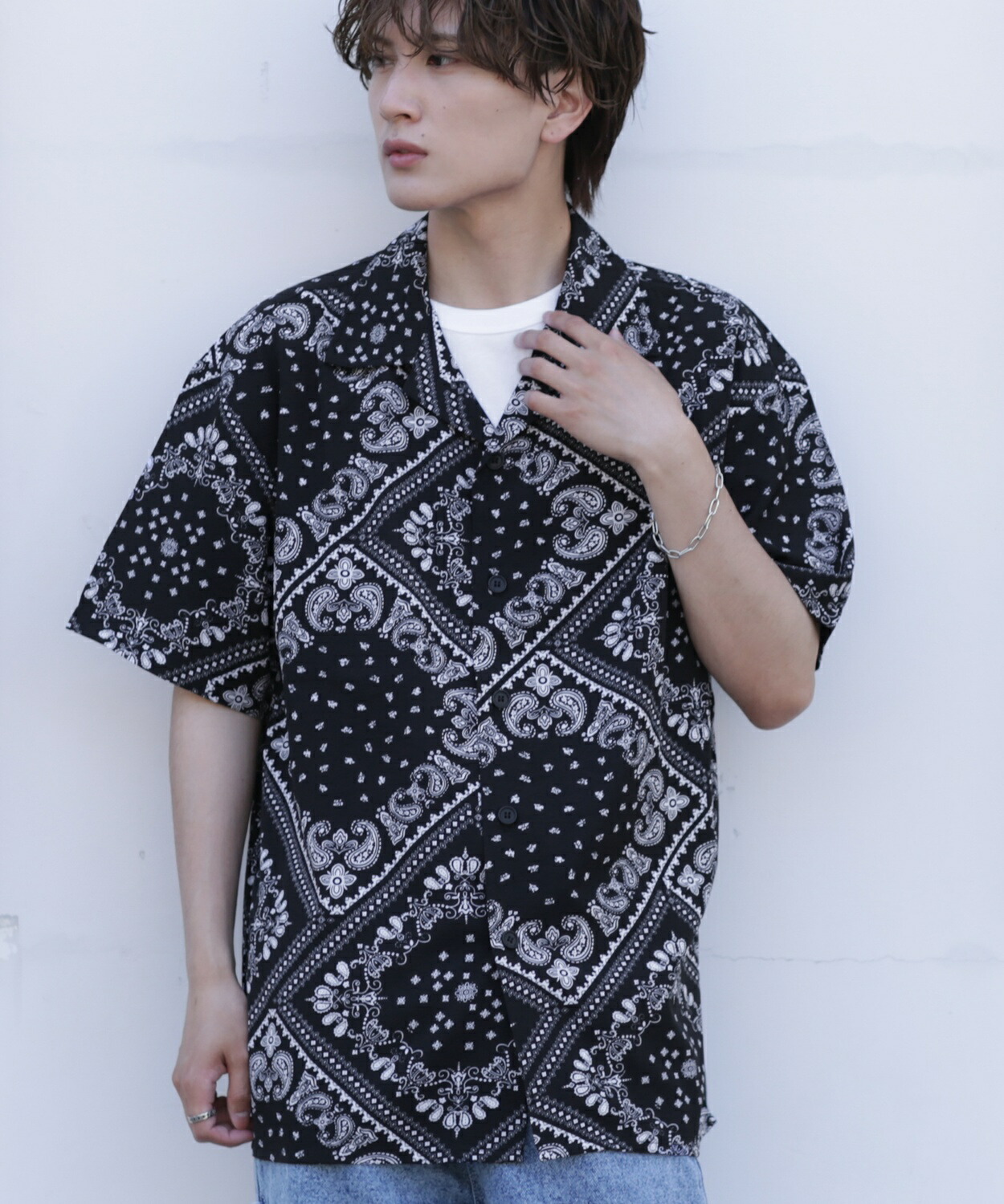 楽天市場】【SALE / 14%OFF】半袖シャツ メンズ レディース 総柄