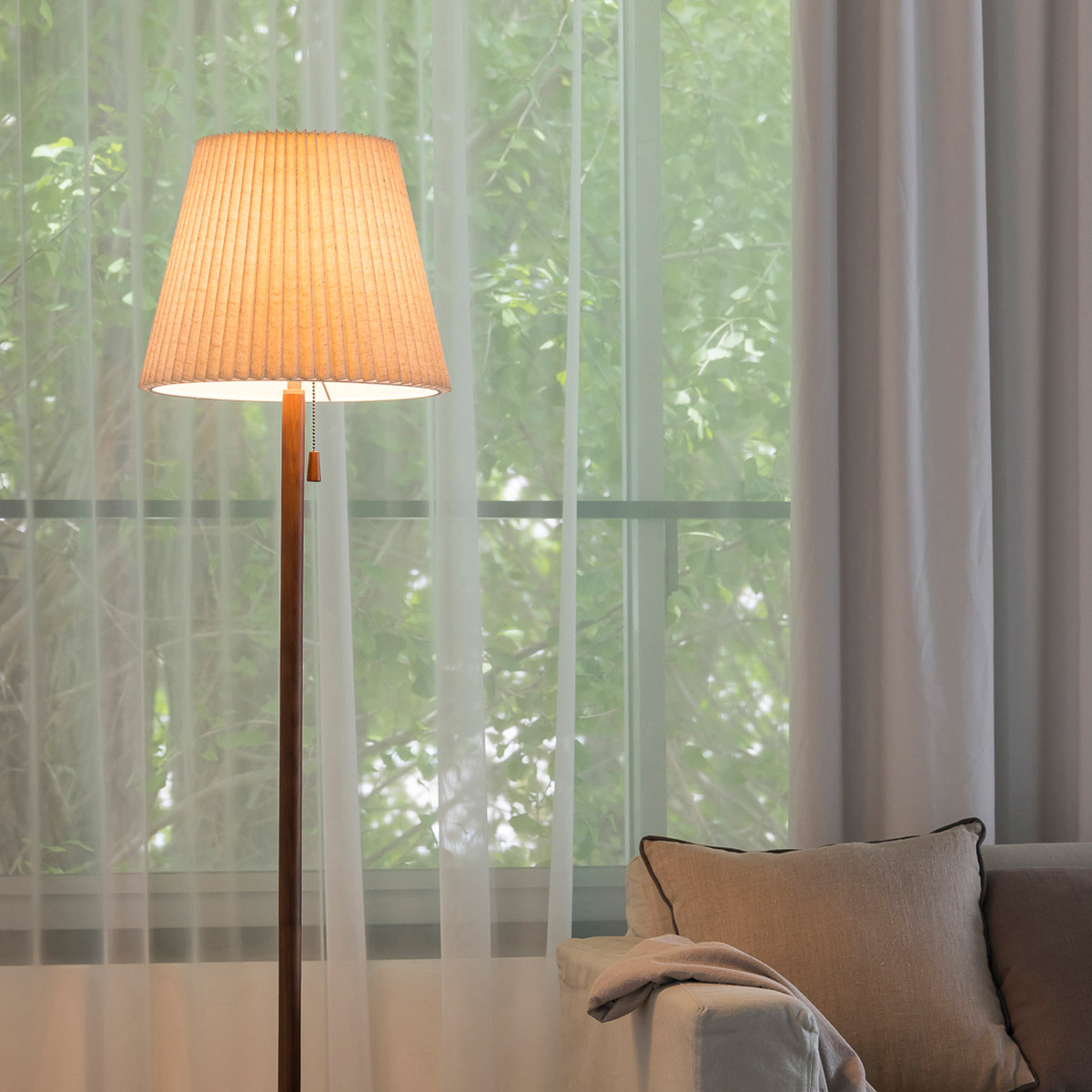 楽天市場】フロアライト 北欧 おしゃれ 照明 白熱球付き スタンド